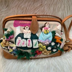 Vintage 1980s T Cappelli Mexican purse Doll